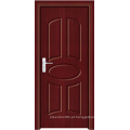 Porta de PVC de Design Popular vermelho com madeira